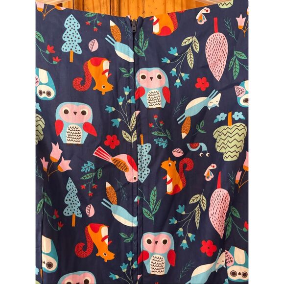 NWT unique vintage Woodland Creatures Dress - Picture 5 of 7